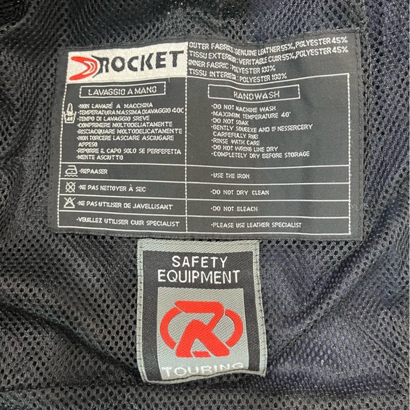 Joe Rocket Motorcycle Biker Racing Padded Heavy Duty Jacket and matching gloves - Picture 5 of 6